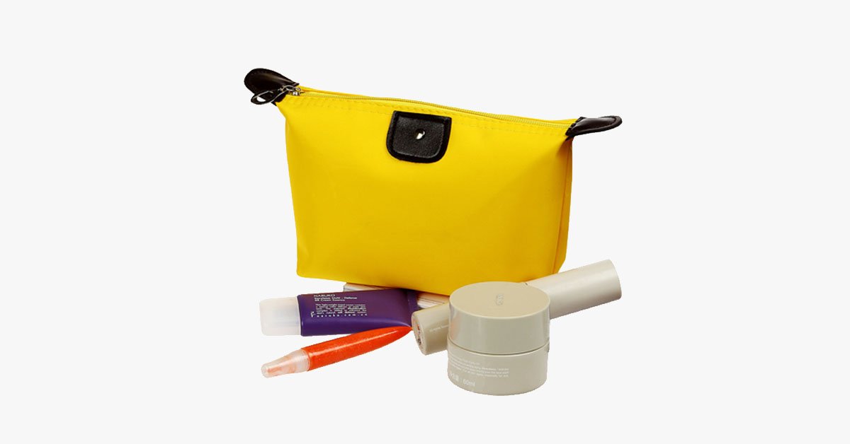 Candy Cosmetic Travel Pouch - Nylon Bag - Zipper Closure - Perfect to Organize Your Cosmetics!