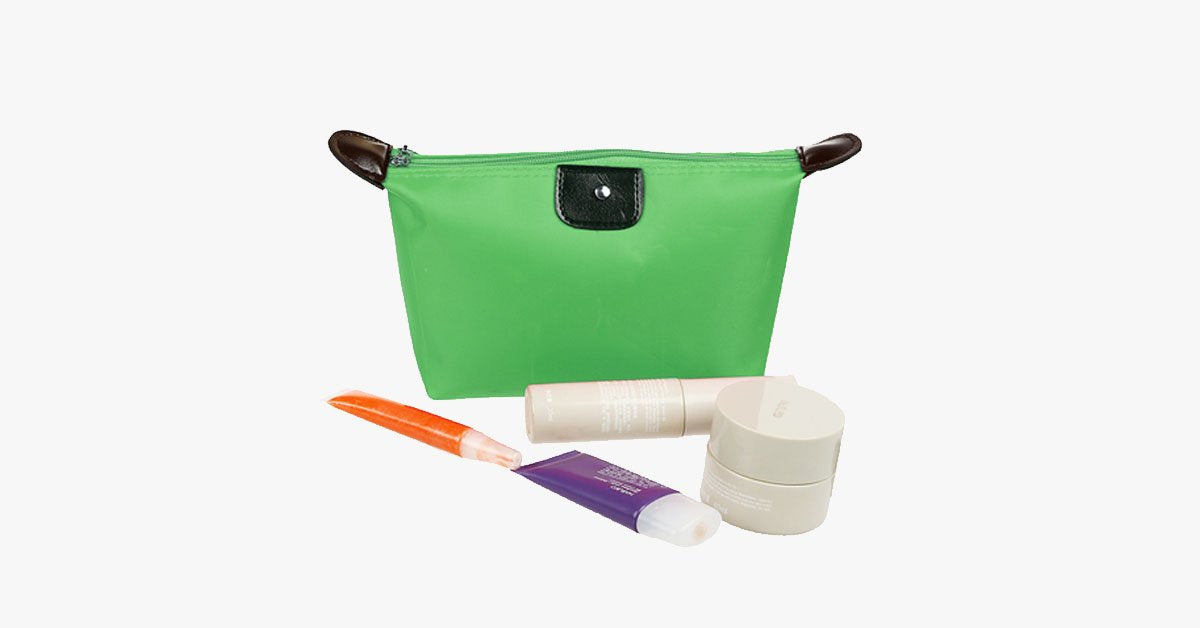 Candy Cosmetic Travel Pouch - Nylon Bag - Zipper Closure - Perfect to Organize Your Cosmetics!