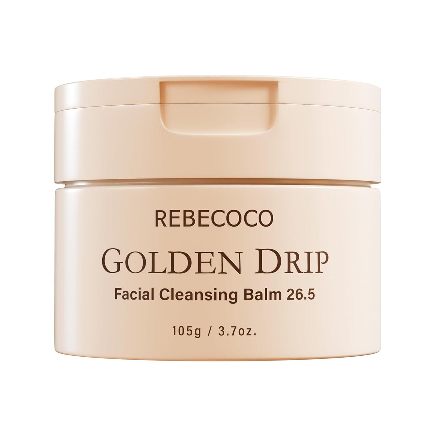 Rebecoco Golden Drip Hybrid Facial Cleansing Balm, Makeup Remover, Daily Use, Foam Cleanser, All Natural Ingredients with No Fillers, Made for All Skin Types (105g / 3.7oz)