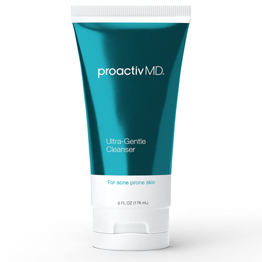 ProactivMD Ultra Gentle Face Cleanser - Daily Facial Wash for Sensitive Skin, Soothing Green Tea Cleanser for All Skin Types - 6 oz.