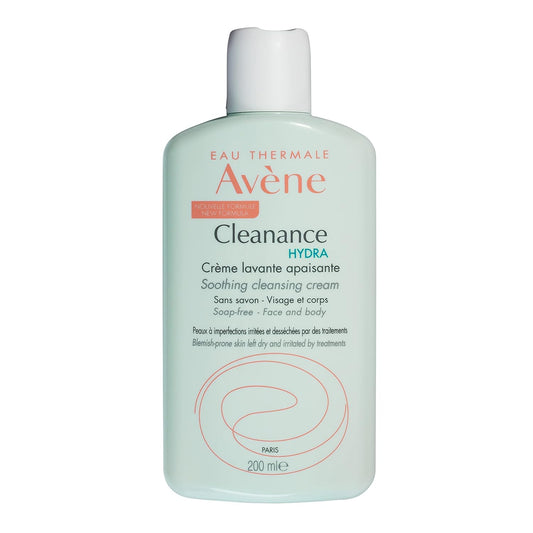 Eau Thermale Avene Cleanance HYDRA Soothing Cream, Rich Moisturizer, Adjunctive Care for Drying Acne Treatments, 1.3 oz.