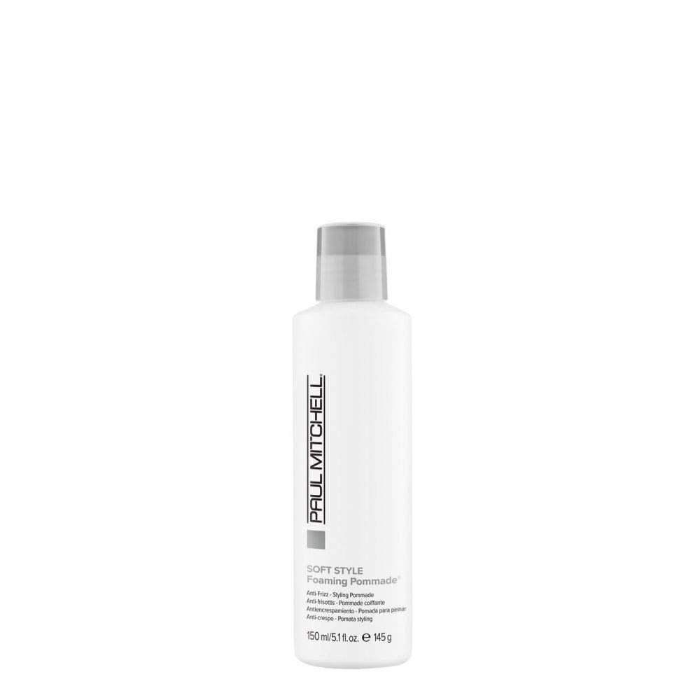 Paul Mitchell Foaming Pommade, Anti-Frizz, Light Hold, For Wavy, Curly + Coarse Hair