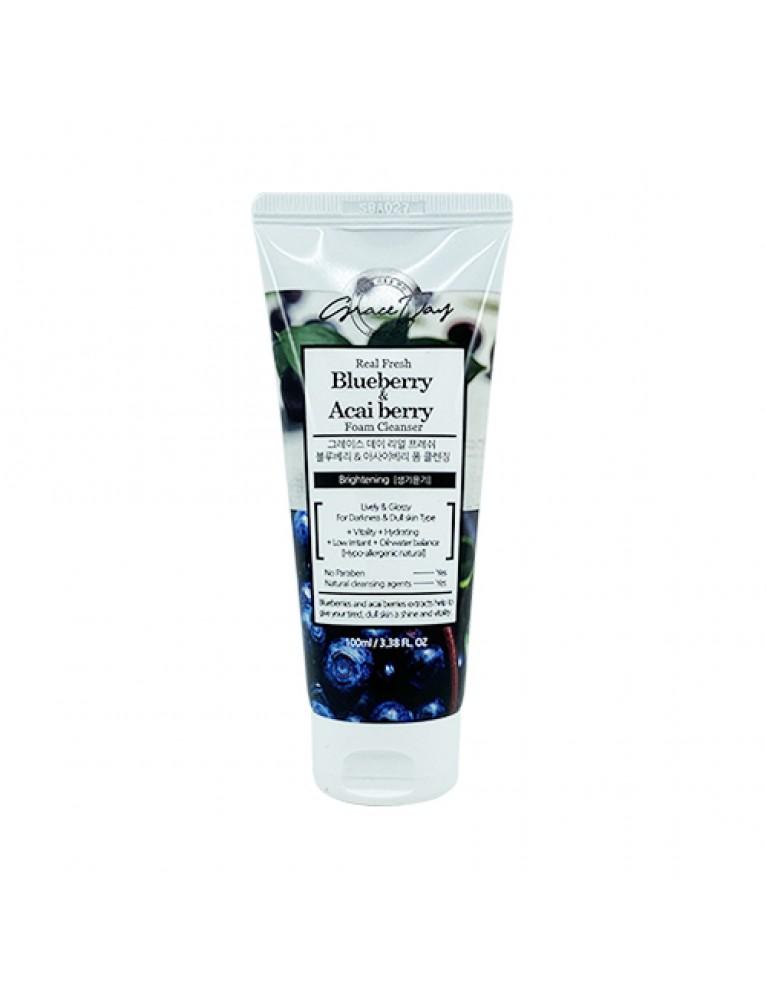 GRACE DAY Real Fresh Blueberry & Acai Berry Foam Cleanser 100ml