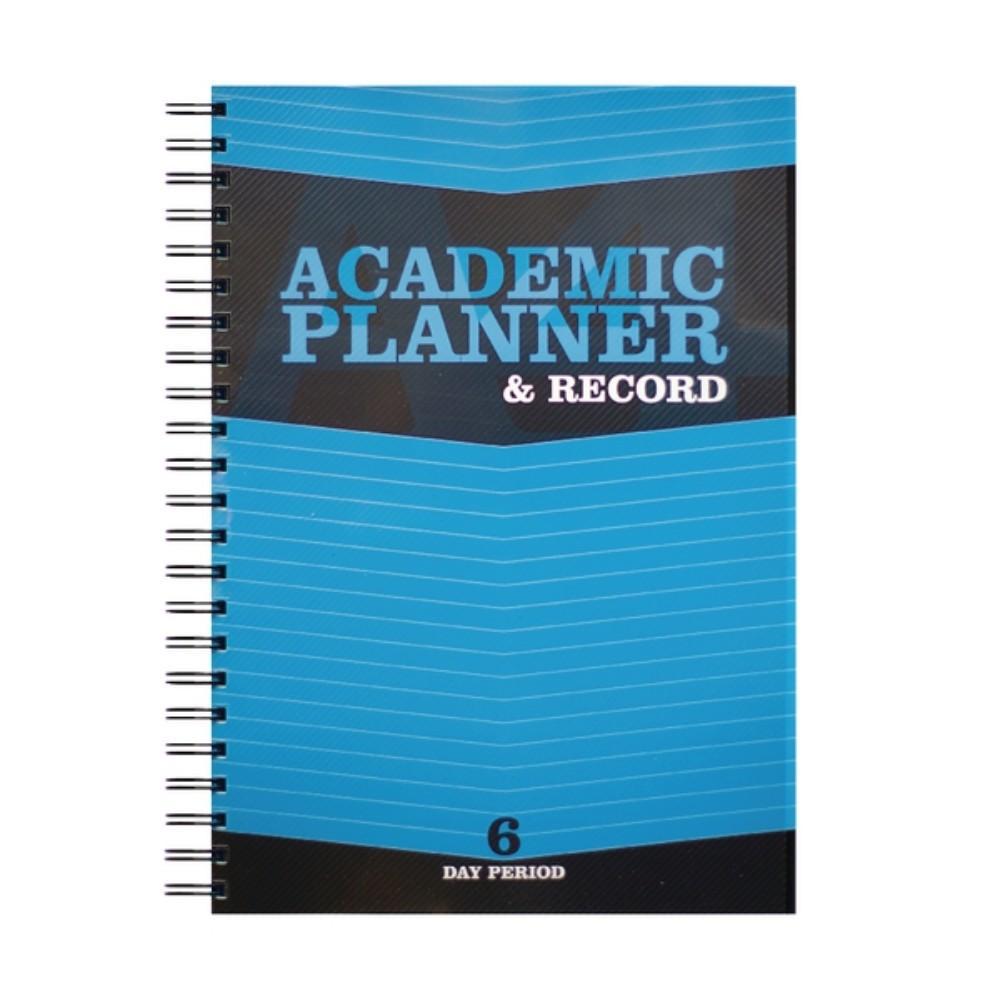 A4 Teacher's 6 Period Blue Academic Planner and Record