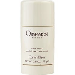 OBSESSION by Calvin Klein (MEN) - DEODORANT STICK ALCOHOL FREE 2.6 OZ