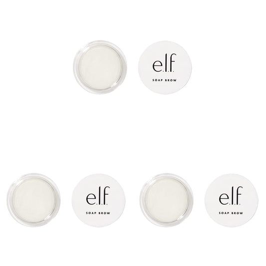 e.l.f. Cosmetics Shape & Stay Brow Pencil, Clear Wax Pencil For Shaping & Taming Brows That Stay Put, Enriched With Vitamin E (Pack of 3)