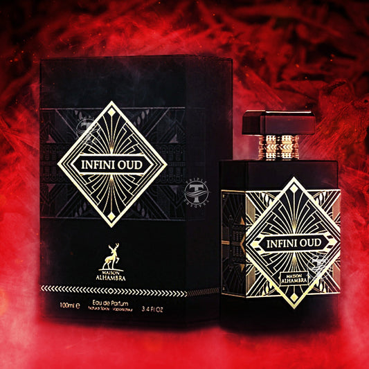 Infini Oud Eau De Parfum Oriental Perfume By Maison Alhambra | Lattafa EDP 3.4 Fl Oz 100ml