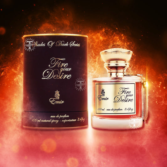 Fire Your Desire By Emir Paris Corner Shades of Dark Series 100ml 3.4 FL OZ