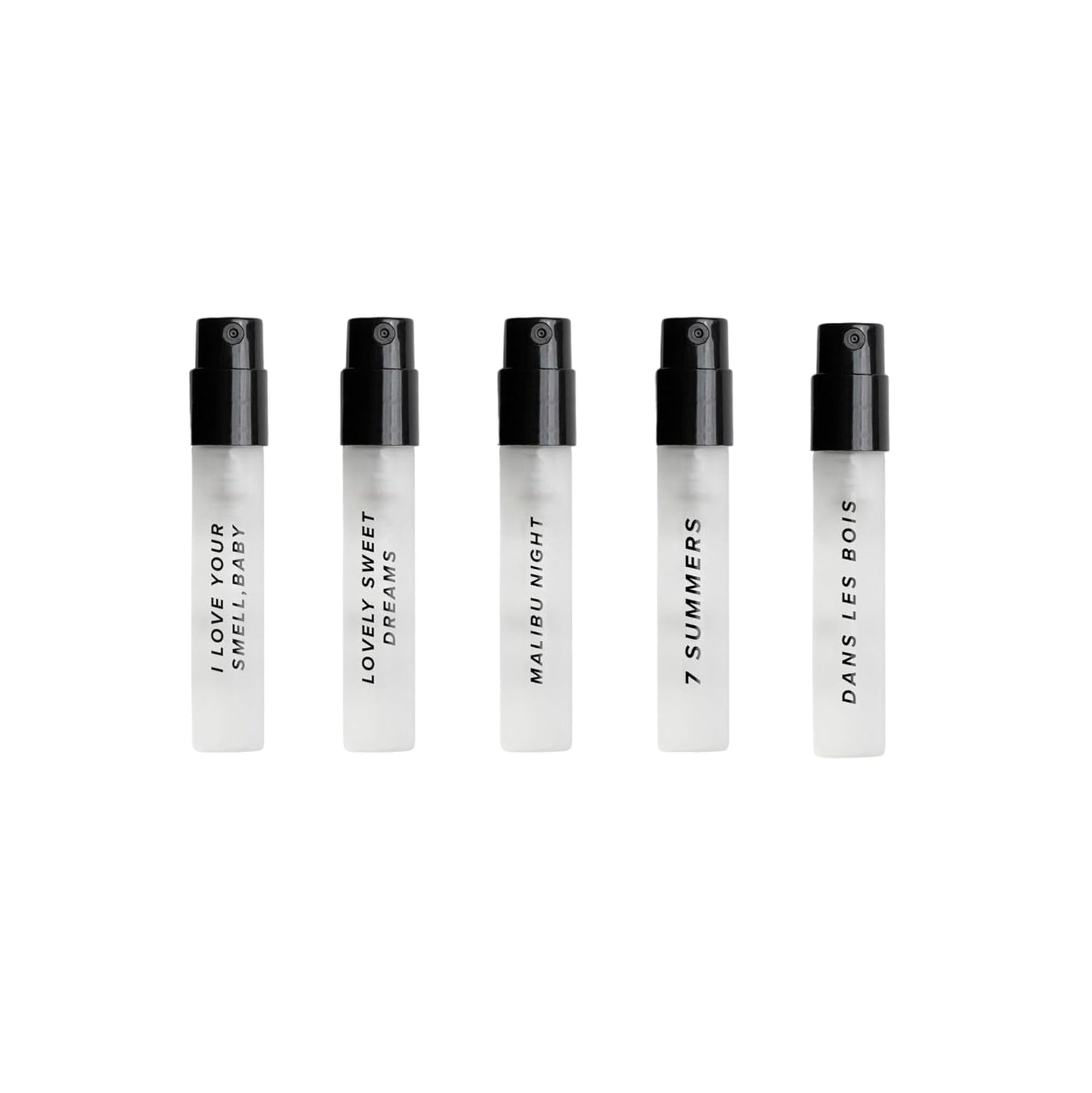 Dime Beauty Perfume Sampler, Hypoallergenic, Clean Perfumes, Eau de Toilette For Women (Set of 5, 2 ml)