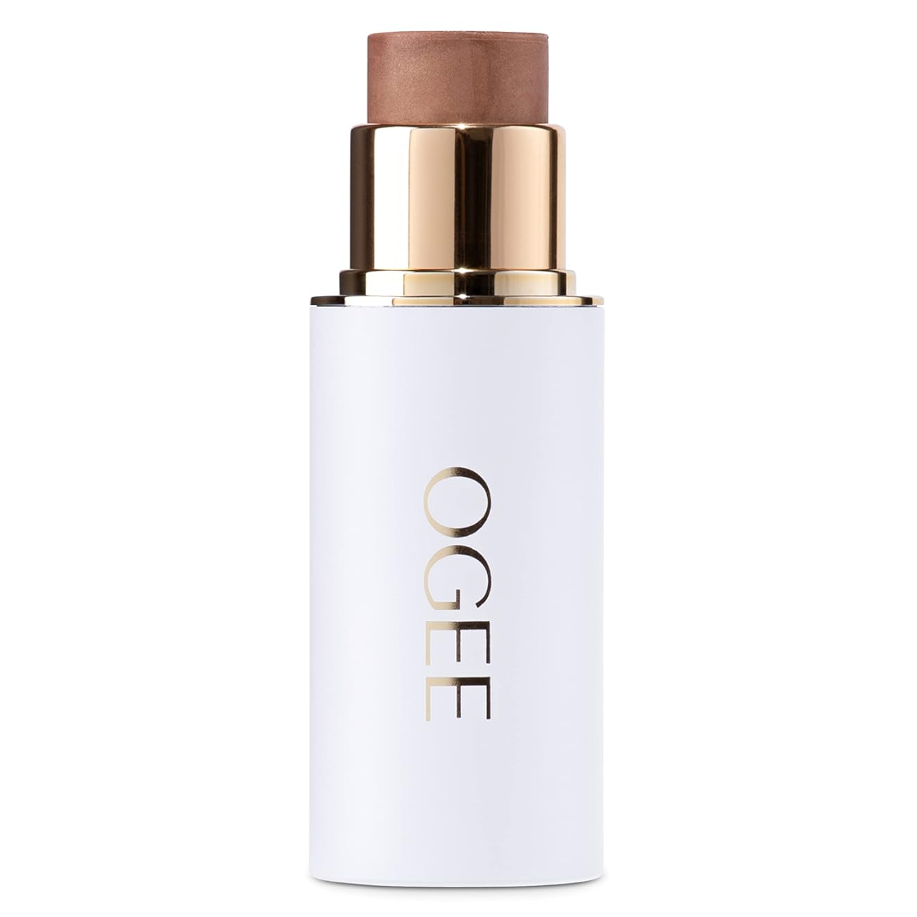 Ogee Sculpted Face Stick (AMBER - SUN KISSED BRONZE) Certified Organic Bronzer Stick & Highlighter Makeup - Multi-Use Bronzer Stick for Face