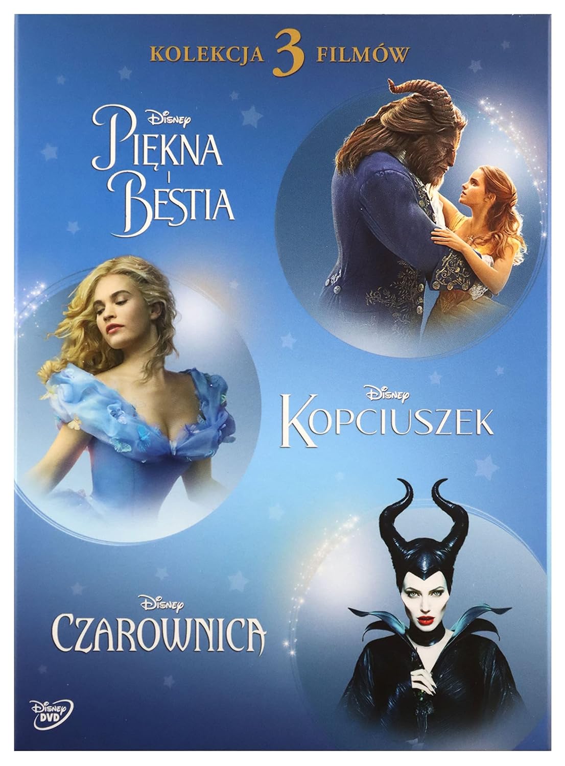 Disney Hits Boxset: Beauty and the Beast / Cinderella / Maleficient [3DVD] (English audio. English subtitles)
