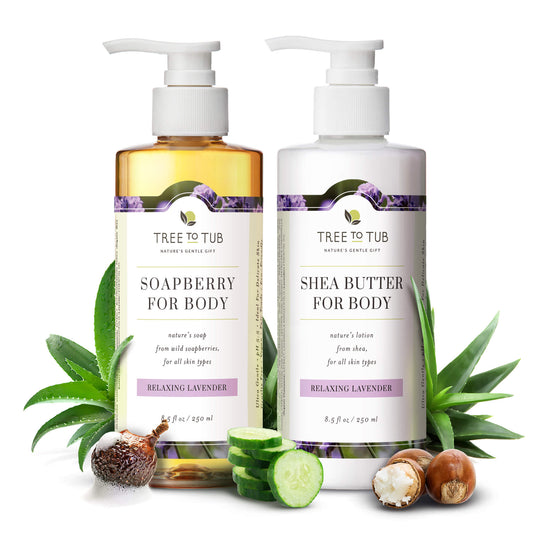 Hydrating Lavender Body Wash and Lotion Set