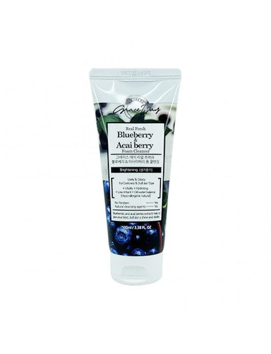 GRACE DAY Real Fresh Blueberry & Acai Berry Foam Cleanser 100ml