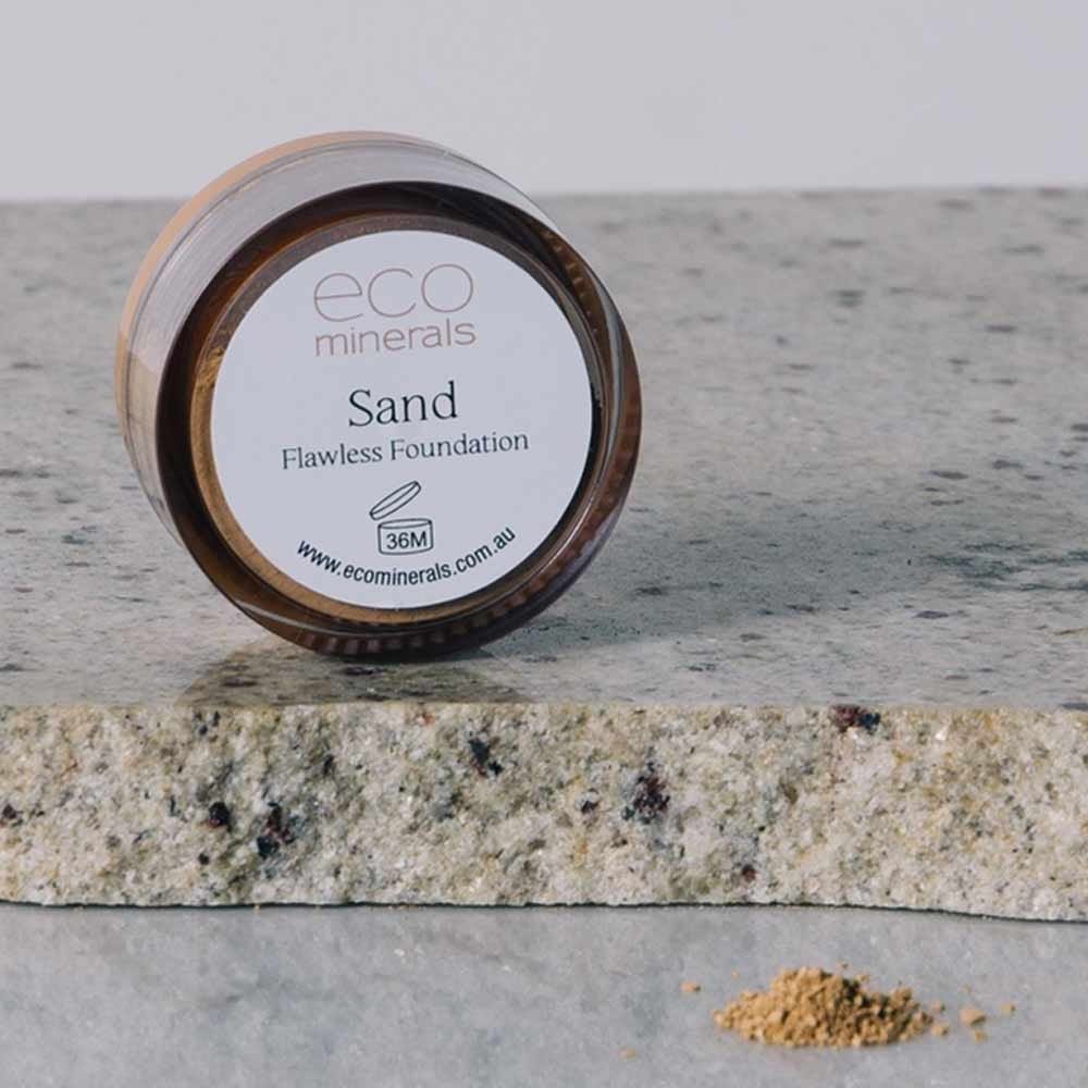 Eco minerals foundation powder 5g JAR - flawless sand
