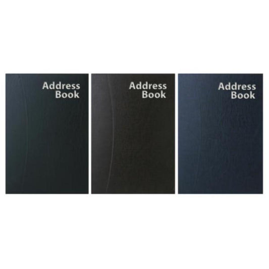 A5 Address Book D-Range Leatherette